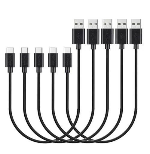 Lot de 5 cable courts pour station de charge pour Samsung 